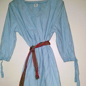 Wrapped cotton dress